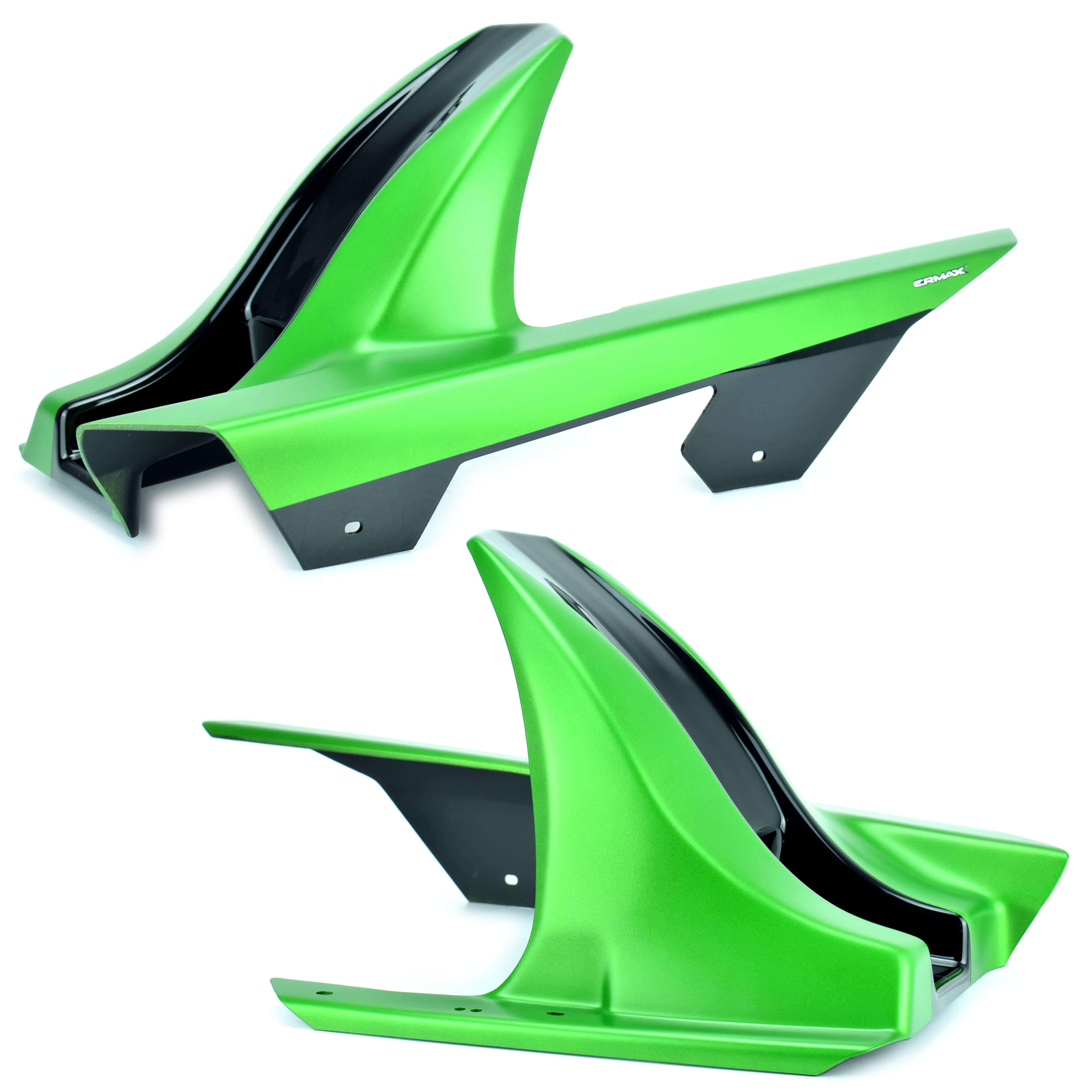 Ermax Hugger | Metallic Green/Metallic Black (Candy Blazed Green/Spark Black) | Kawasaki Z 800 2013>2015-Huggers-Pyramid Motorcycle Accessories