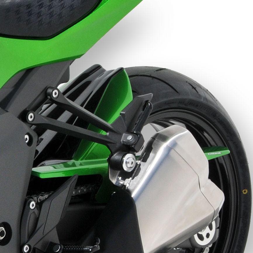 Ermax Hugger | Metallic Green/Metallic Black (Candy Lime Green/Metallic Black) | Kawasaki Z 1000 2011>2011-E730310077-Huggers-Pyramid Motorcycle Accessories
