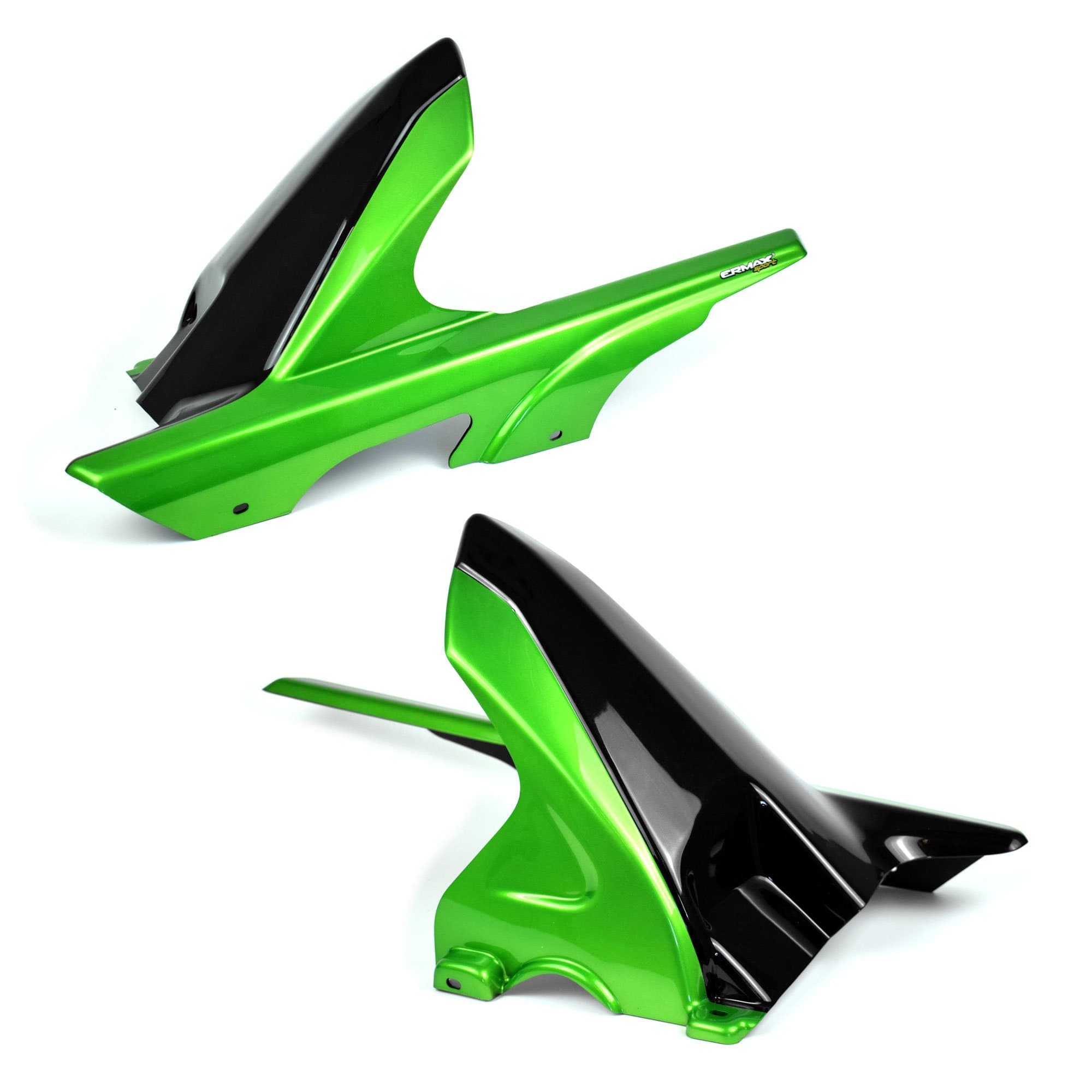Ermax Hugger | Metallic Green/Metallic Black (Candy Lime Green/Spark Black) | Kawasaki Z 900 2020>Current-E7303S77-10-Huggers-Pyramid Motorcycle Accessories
