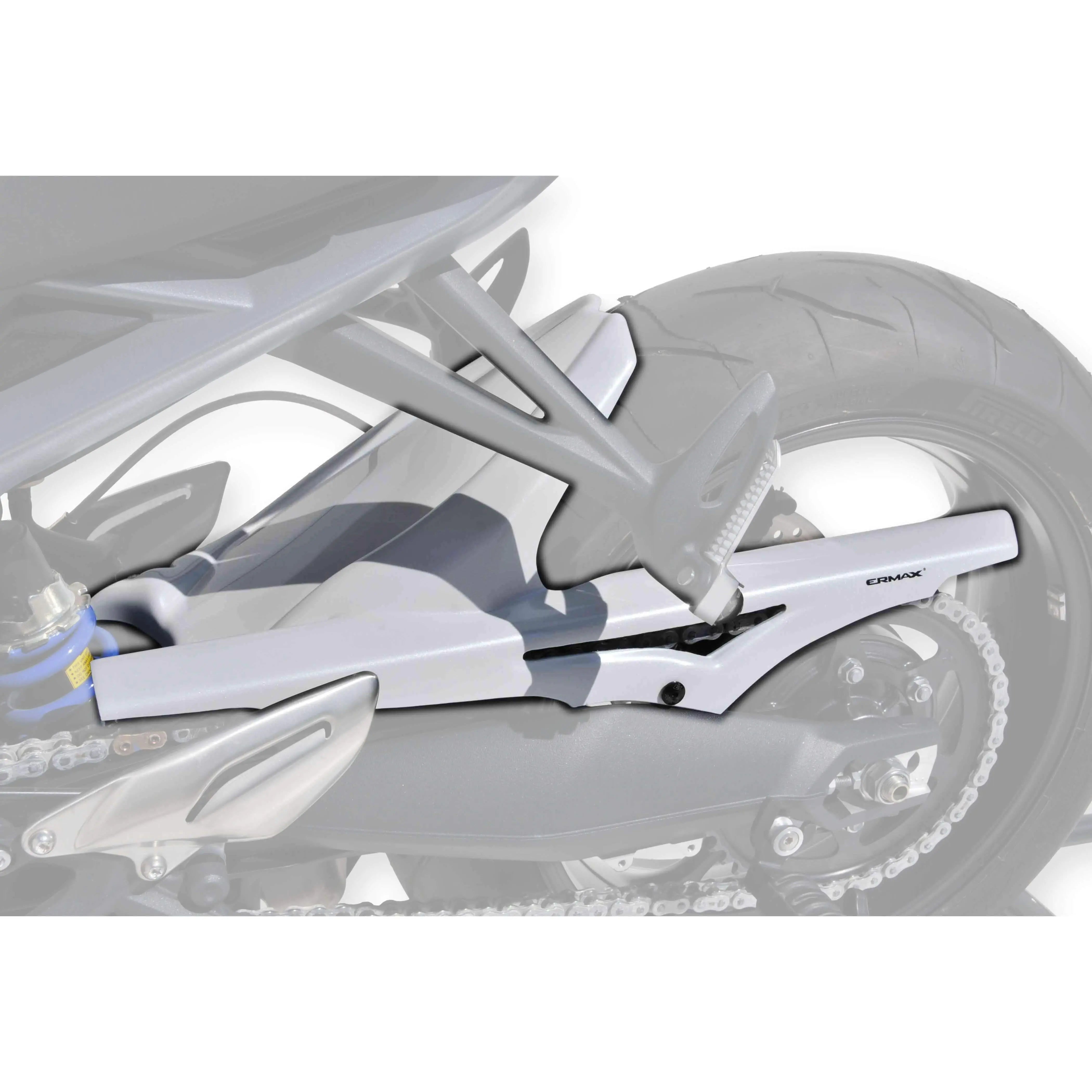 Ermax Hugger | Metallic White (Crystal White) | Triumph Street Triple 675 2013>2015 -  Shop name