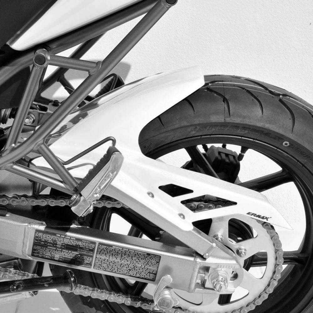 Ermax Hugger | Metallic White (Pearl Stardust White) | Kawasaki Versys 650 2013>2013-Huggers-Pyramid Motorcycle Accessories