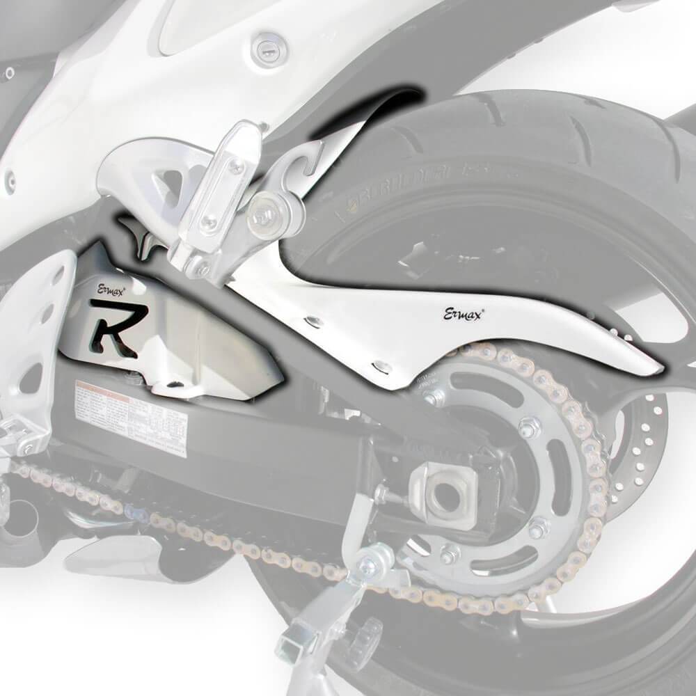 Ermax Hugger | Metallic White (Pearl Still White) | Suzuki Hayabusa GSX1300R 2009>2009-E730421088-Huggers-Pyramid Motorcycle Accessories
