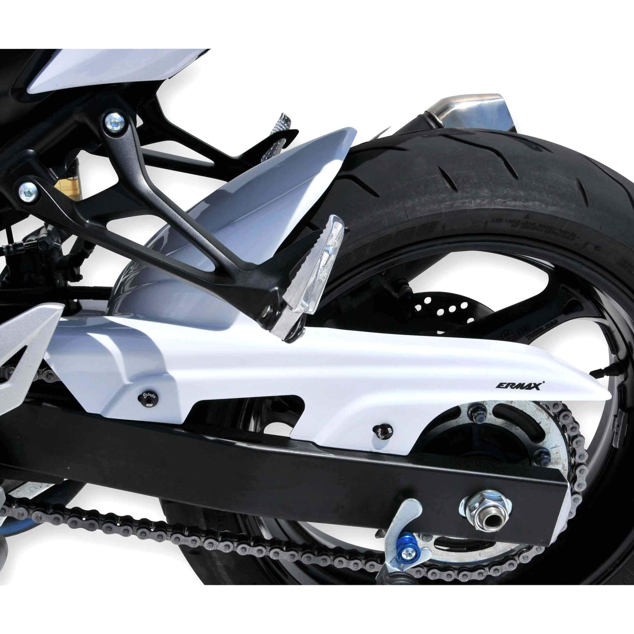 Ermax Hugger | Metallic White (White Glacier) | Suzuki GSR 750 2011>2015-E730412104-Huggers-Pyramid Motorcycle Accessories