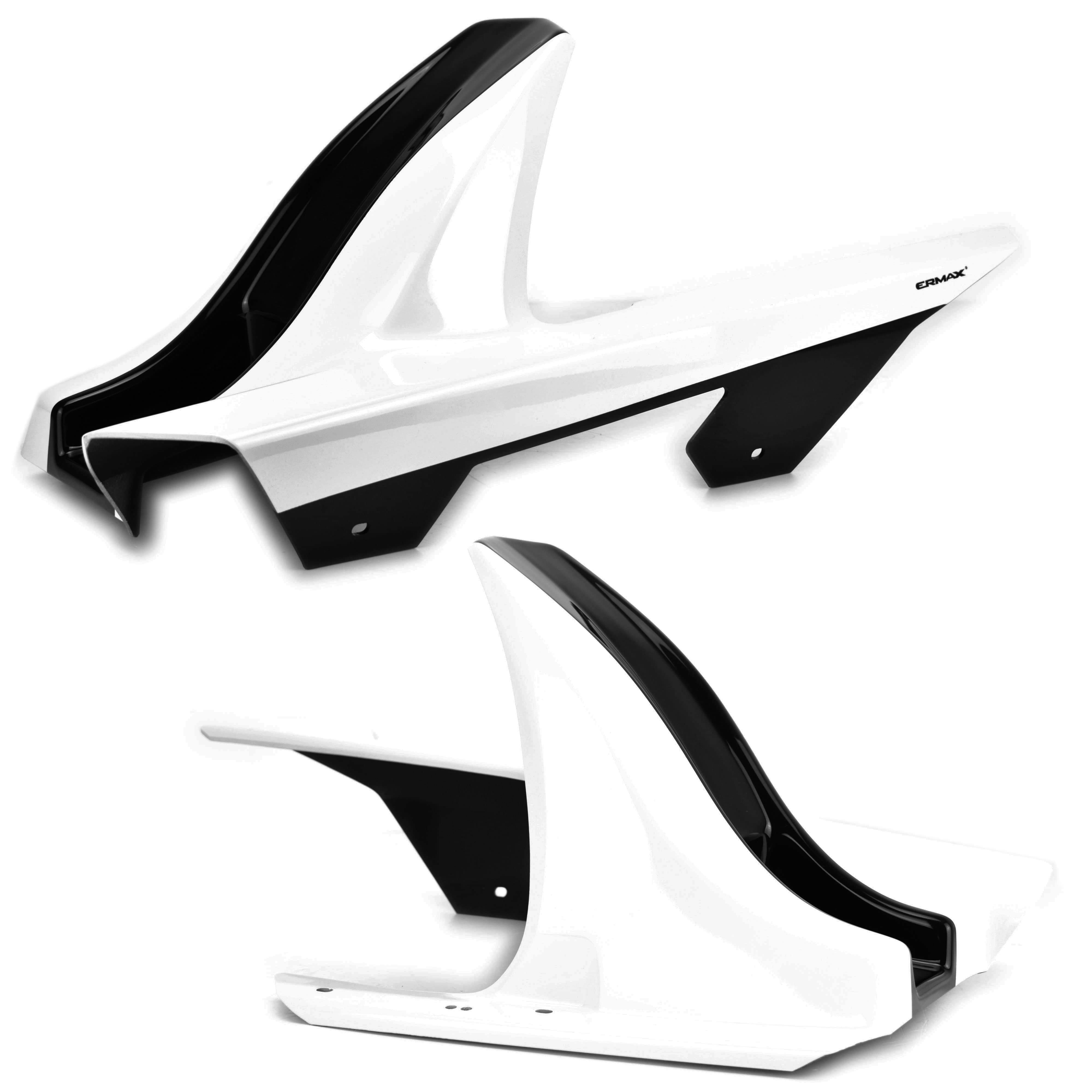 Ermax Hugger | Metallic White/Metallic Black (Pearl Stardust White/Spark Black) | Kawasaki Z 800 E 2013>2013 -  Shop name