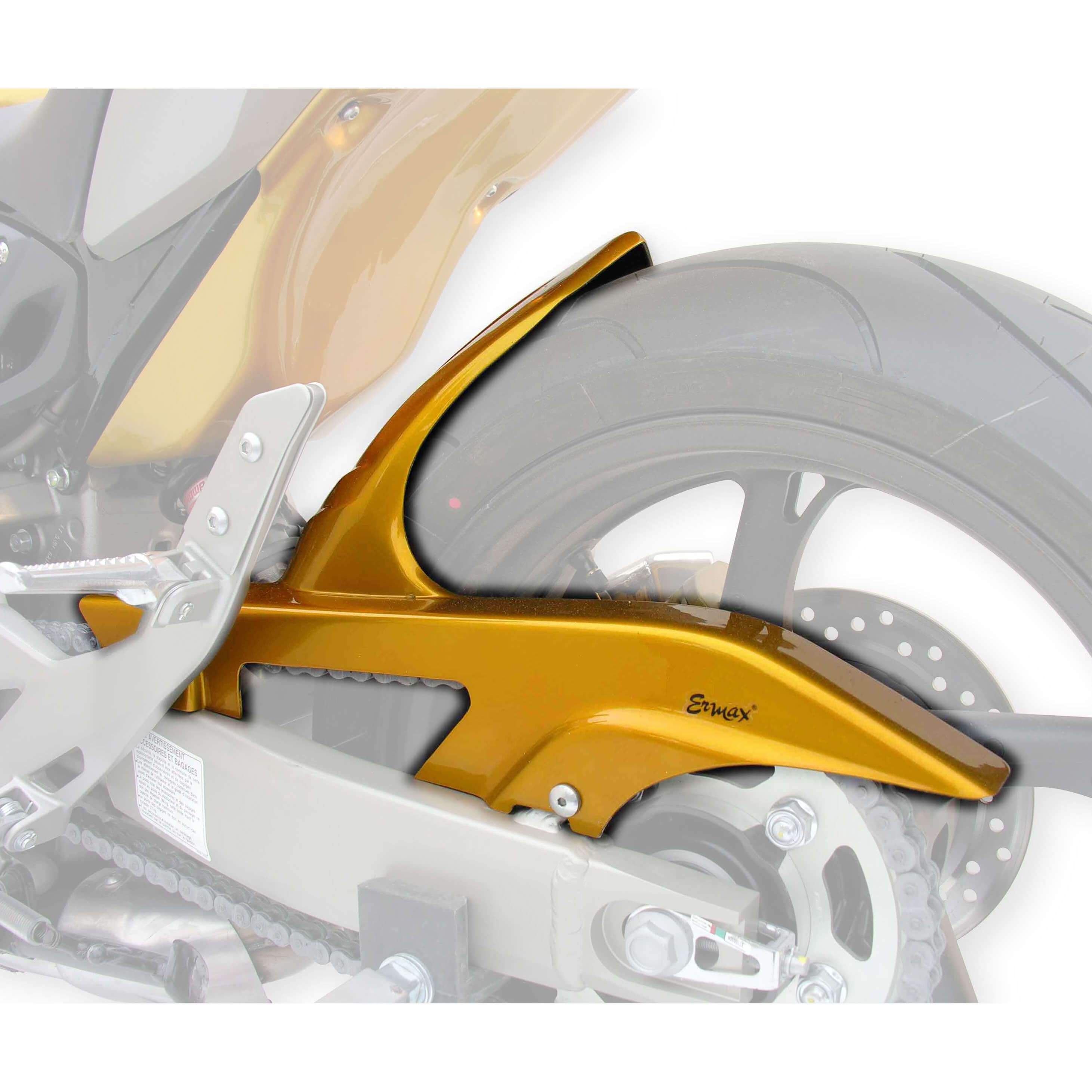 Ermax Hugger | Metallic Yellow (Pearl Amber Yellow) | Honda CB 600 F Hornet 2007>2008-E730171096-Huggers-Pyramid Motorcycle Accessories