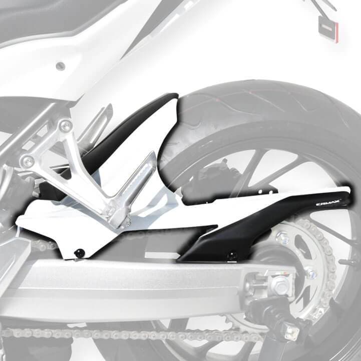 Ermax Hugger | Pearl Metalloid White/Matte Black | Honda CB 650 F 2014>2015-Huggers-Pyramid Motorcycle Accessories