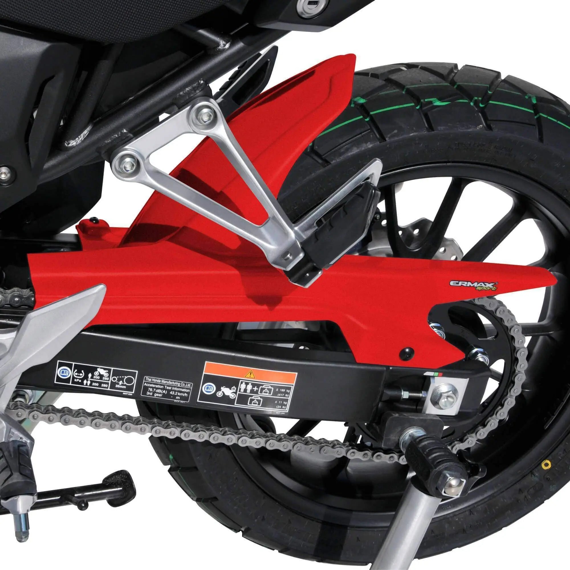 Ermax Hugger | Red (Grand Prix Red) | Honda CB 500 X 2019>2024 -  Shop name
