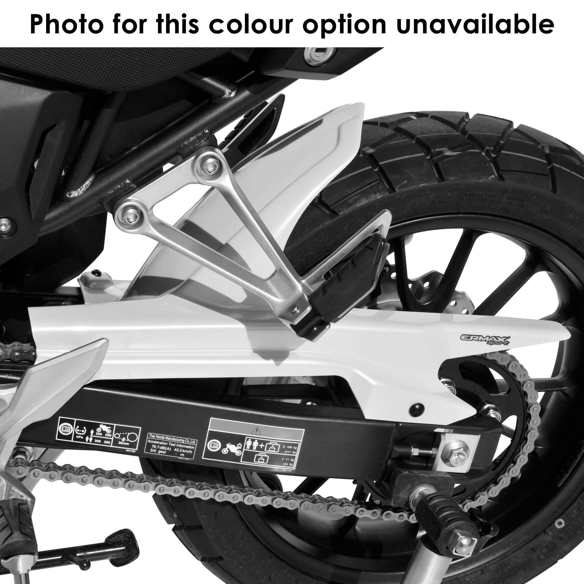 Ermax Hugger | Unpainted | Honda CB 500 X 2019>Current-E7301T06-00-Huggers-Pyramid Motorcycle Accessories
