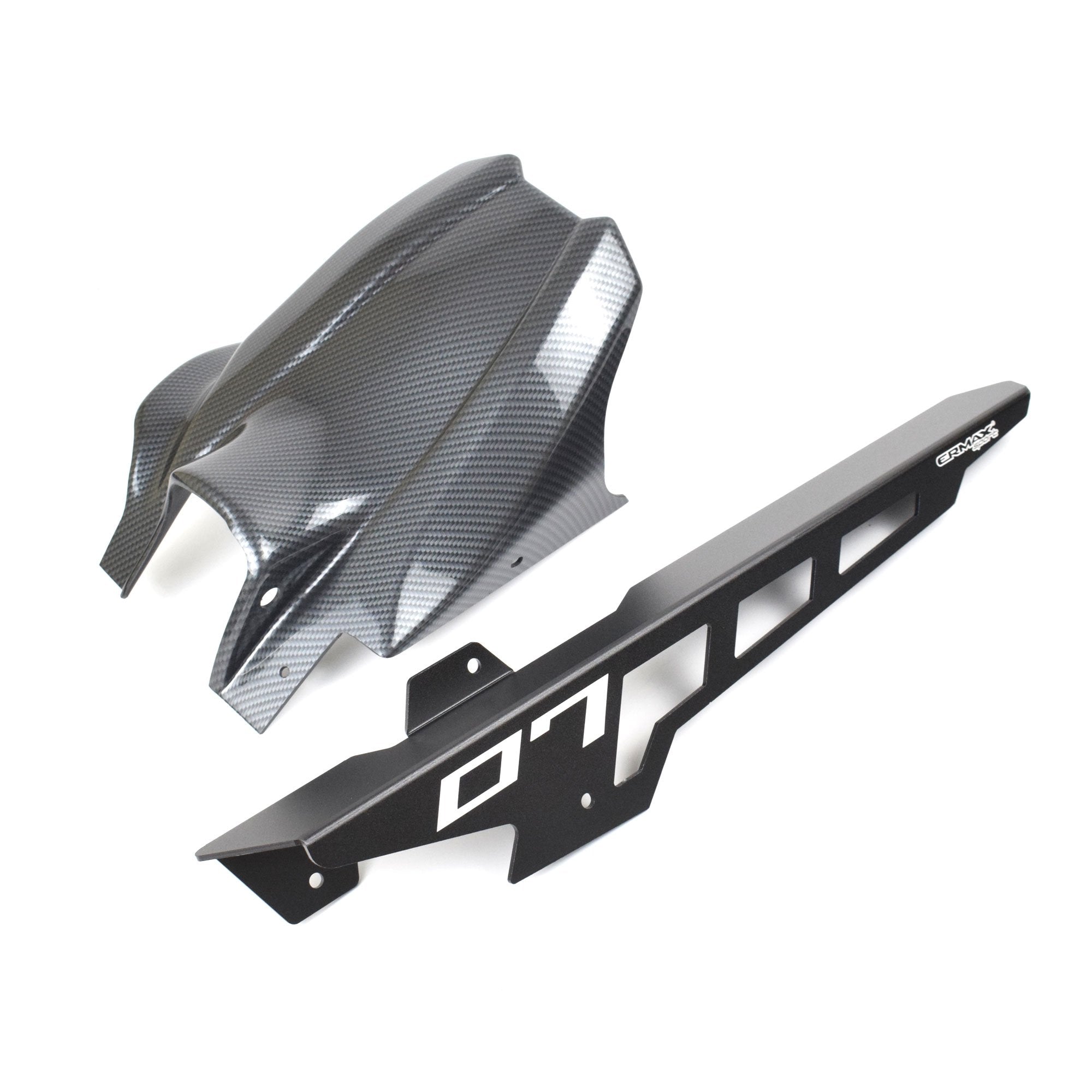 Ermax Hugger with Aluminium Chainguard | Carbon Look | Yamaha MT-07 2021>2024 -   Pyramid Motorcycle Accessories