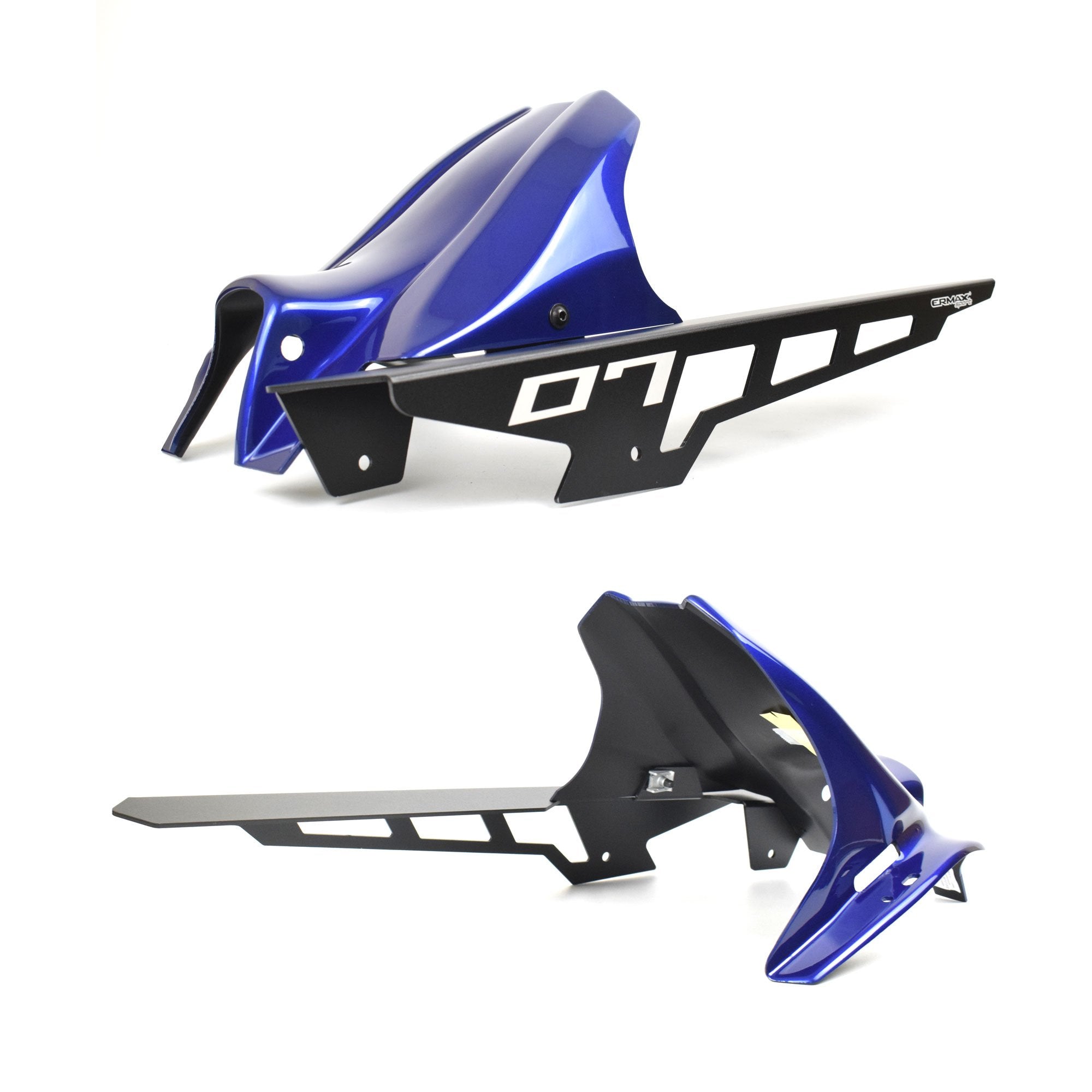 Ermax Hugger with Aluminium Chainguard | Icon Blue | Yamaha MT-07 2021>2024 -   Pyramid Motorcycle Accessories