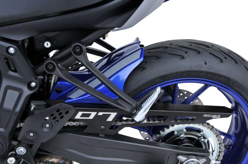 Ermax Hugger with Aluminium Chainguard | Icon Blue/Icon Grey | Yamaha MT-07 2021>2024 -   Pyramid Motorcycle Accessories