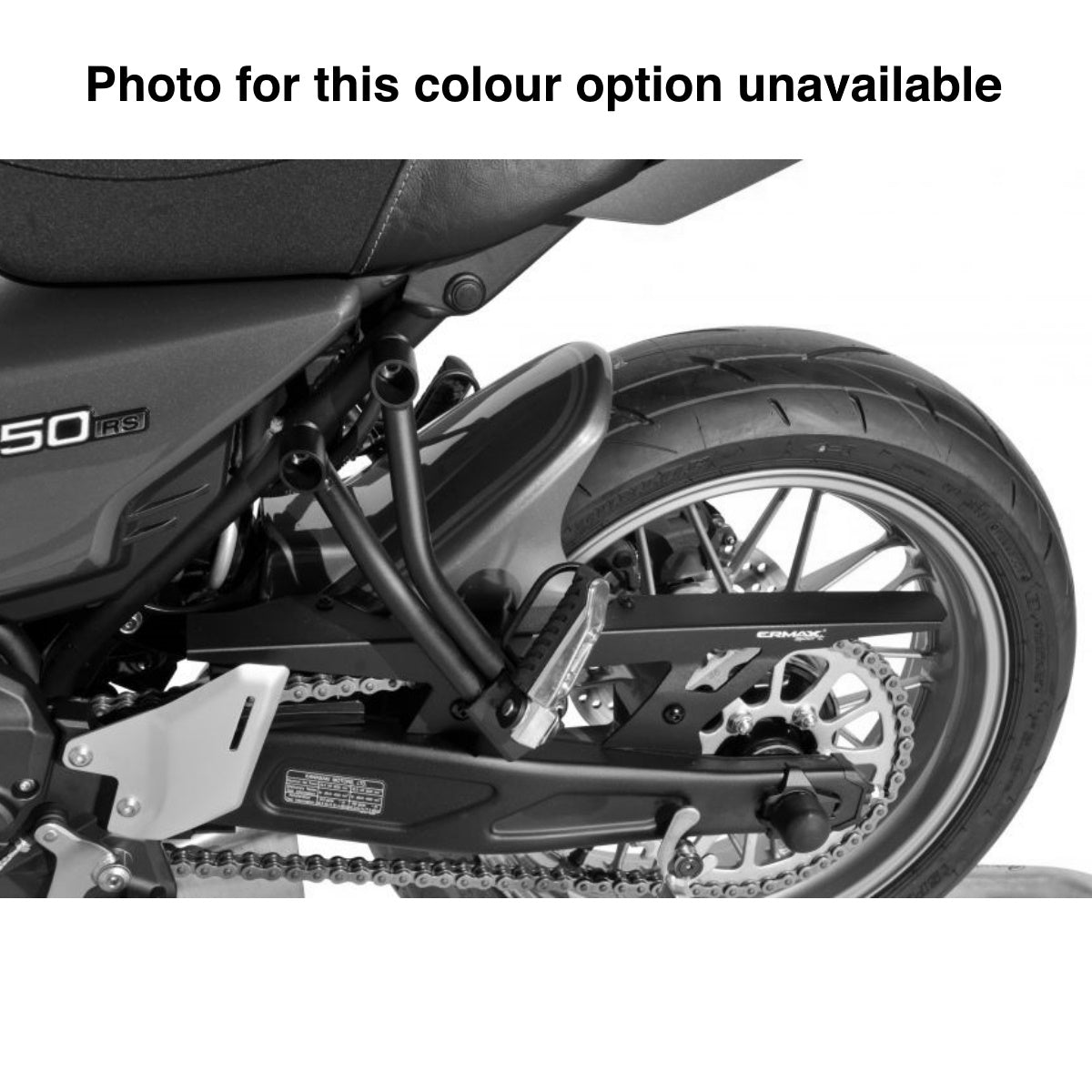 Ermax Hugger with Aluminium Chainguard | Metallic Moondust Grey [25x]/Ebony [h8] | Kawasaki Z 650 RS 2021>Current-Huggers-Pyramid Motorcycle Accessories