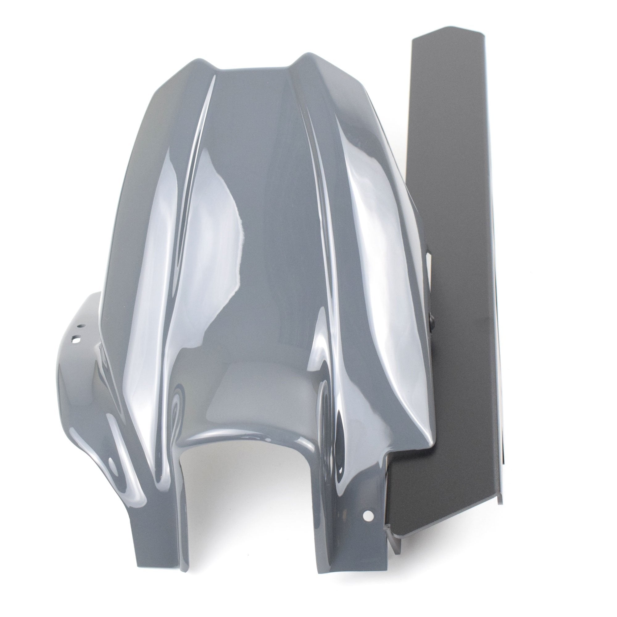 Ermax Hugger with Aluminium Chainguard | Storm Fluo Grey | Yamaha MT-07 2021>2024 -   Pyramid Motorcycle Accessories