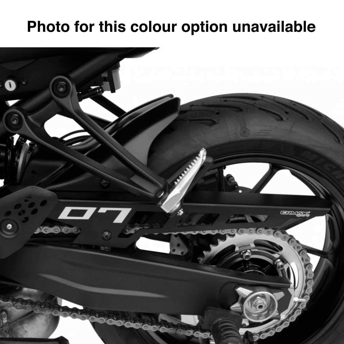 Ermax Hugger with Aluminium Chainguard | Unpainted | Yamaha MT-07 2021>2024 -   Pyramid Motorcycle Accessories
