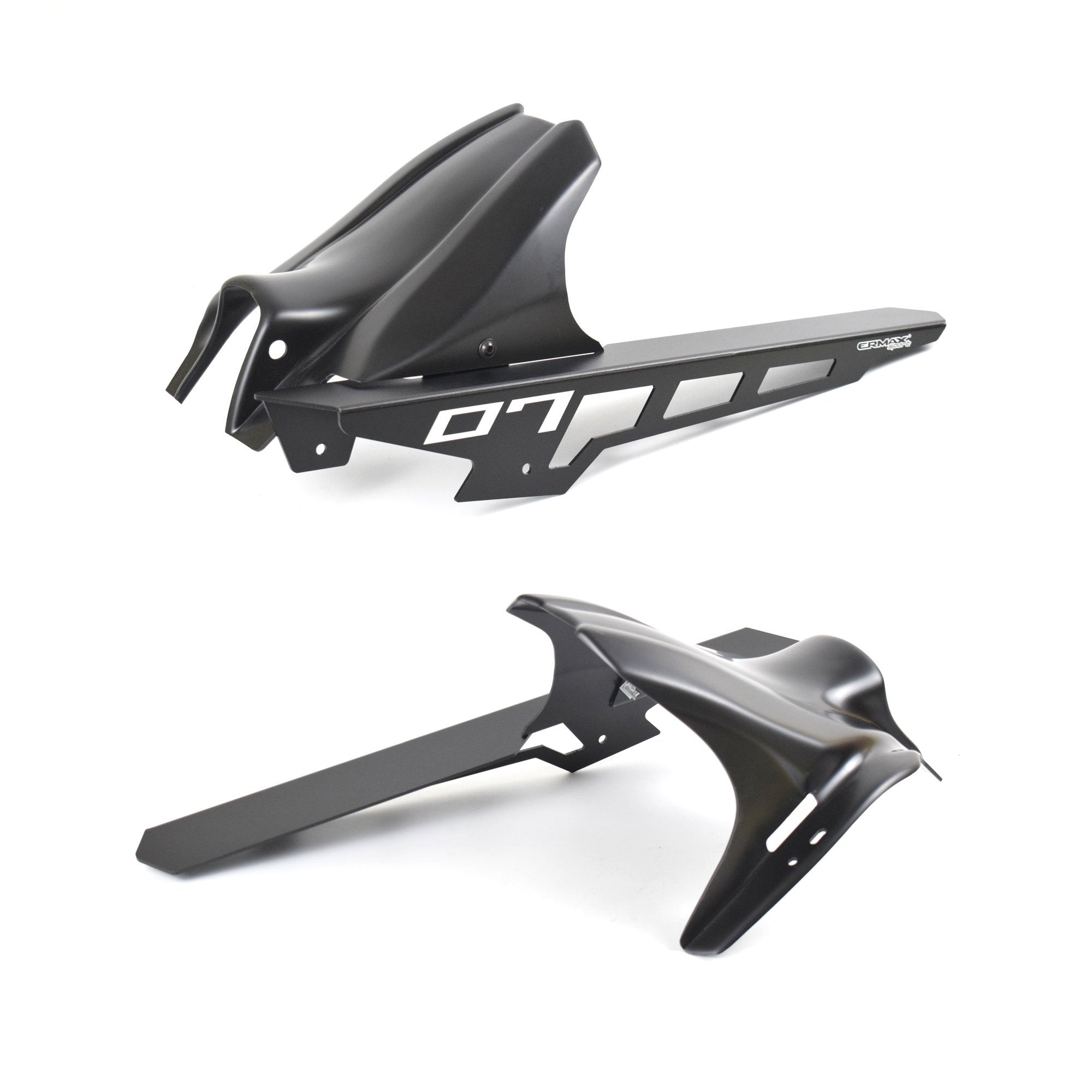 Ermax Hugger with Aluminium Chainguard | Unpainted | Yamaha MT-07 2021>2024 -   Pyramid Motorcycle Accessories