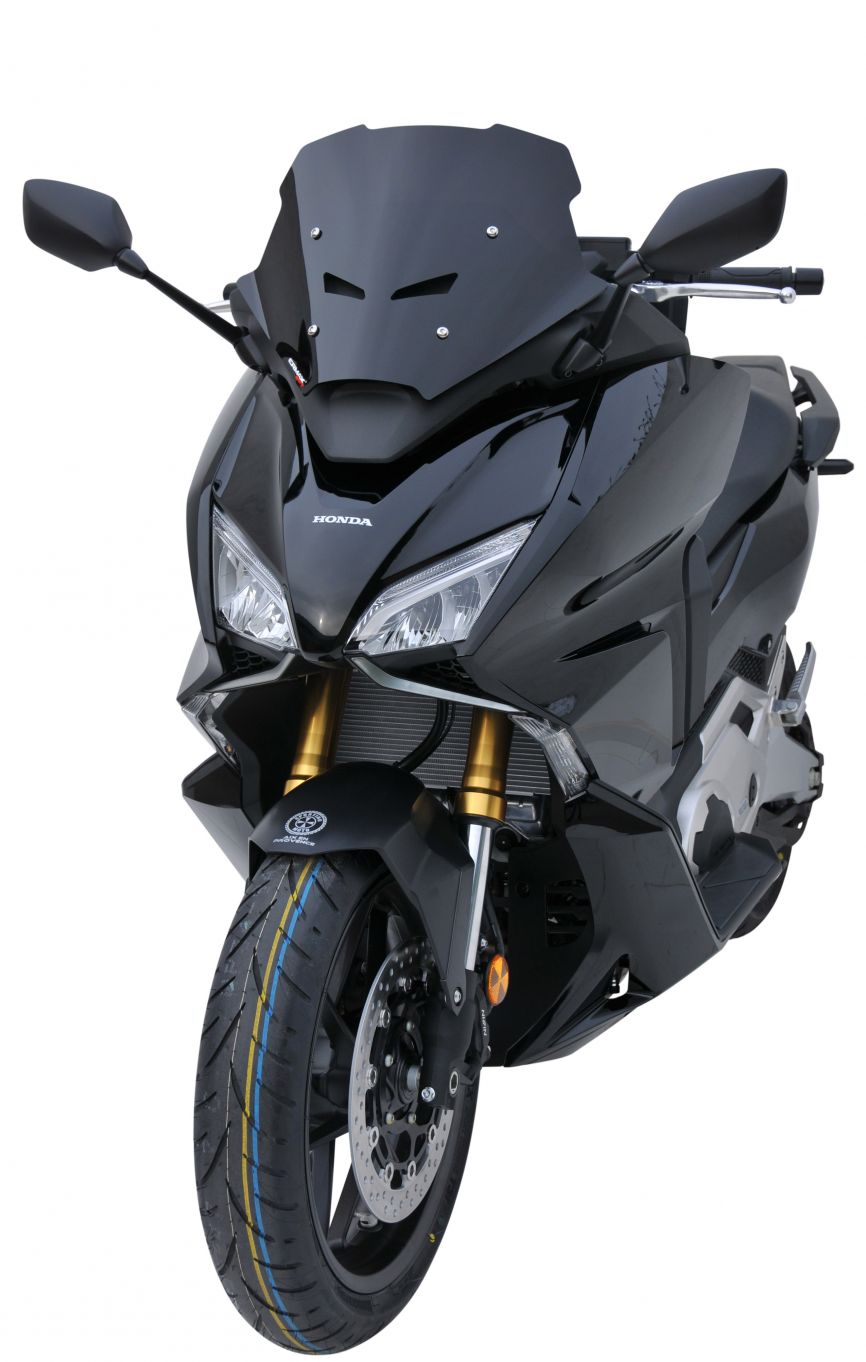 Ermax Hypersport Screen | Black (Opaque) | Honda Forza 750 2021>Current -   Pyramid Motorcycle Accessories