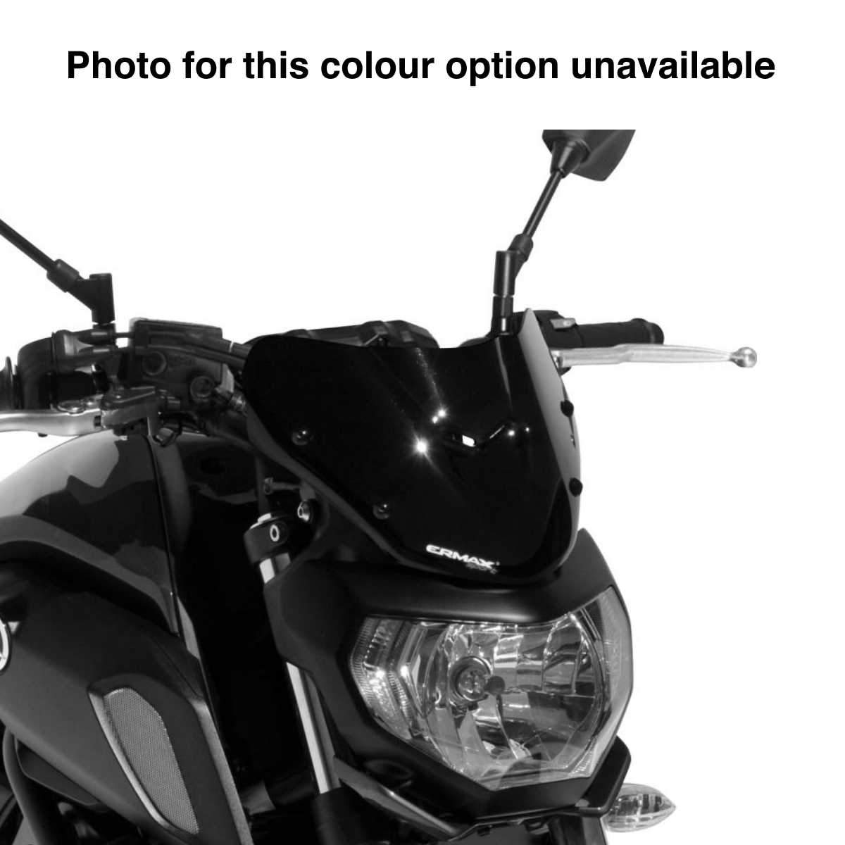 Ermax Hypersport Screen | Satin Black (Opaque) | Yamaha MT-07 2018>2020 -   Pyramid Motorcycle Accessories