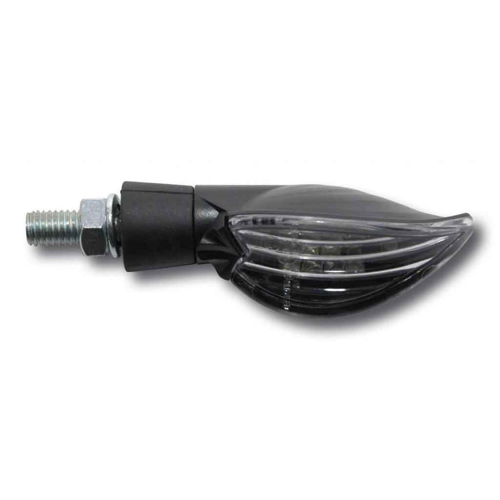 Ermax LED Indicators Almond Shaped | White with Black Trim -  Shop name