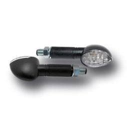 Ermax LED Indicators Oval | White with Black Trim -  Shop name