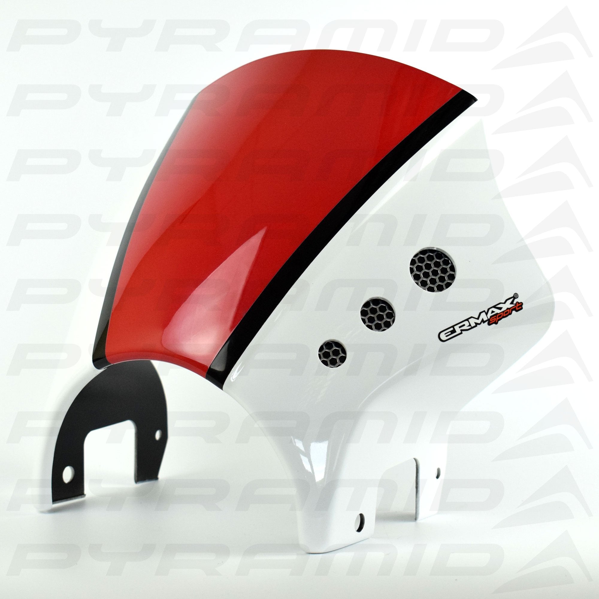 Ermax Nose Fairing | Basic White  Vivid Red Cocktail 1/Racing Red/ [VRC1]  Black | Yamaha XSR 700 2016>Current -  Shop name