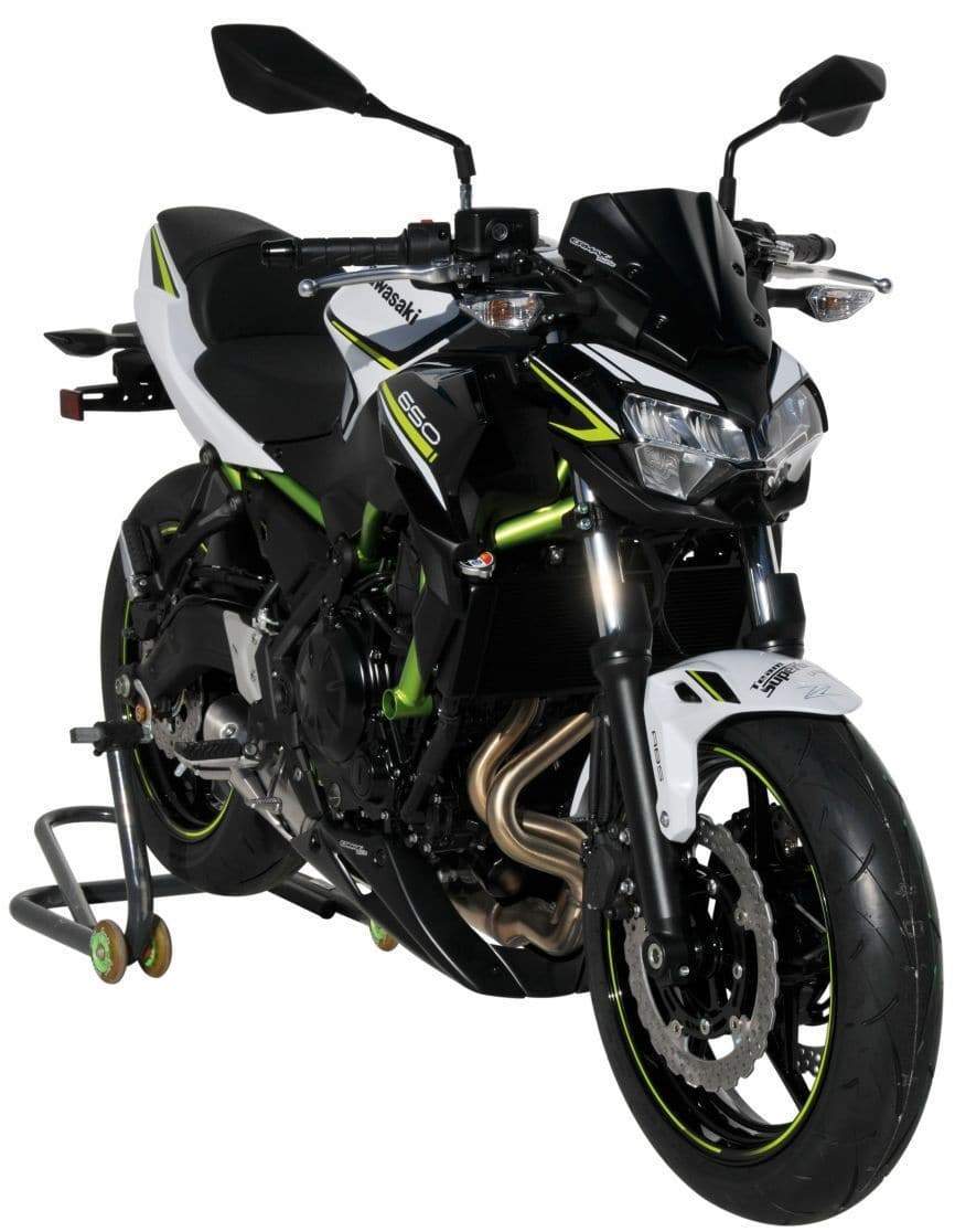 Ermax Nose Fairing | Black (Satin Black) | Kawasaki Z 650 2020>Current-E1503S78-BL-Screens-Pyramid Motorcycle Accessories