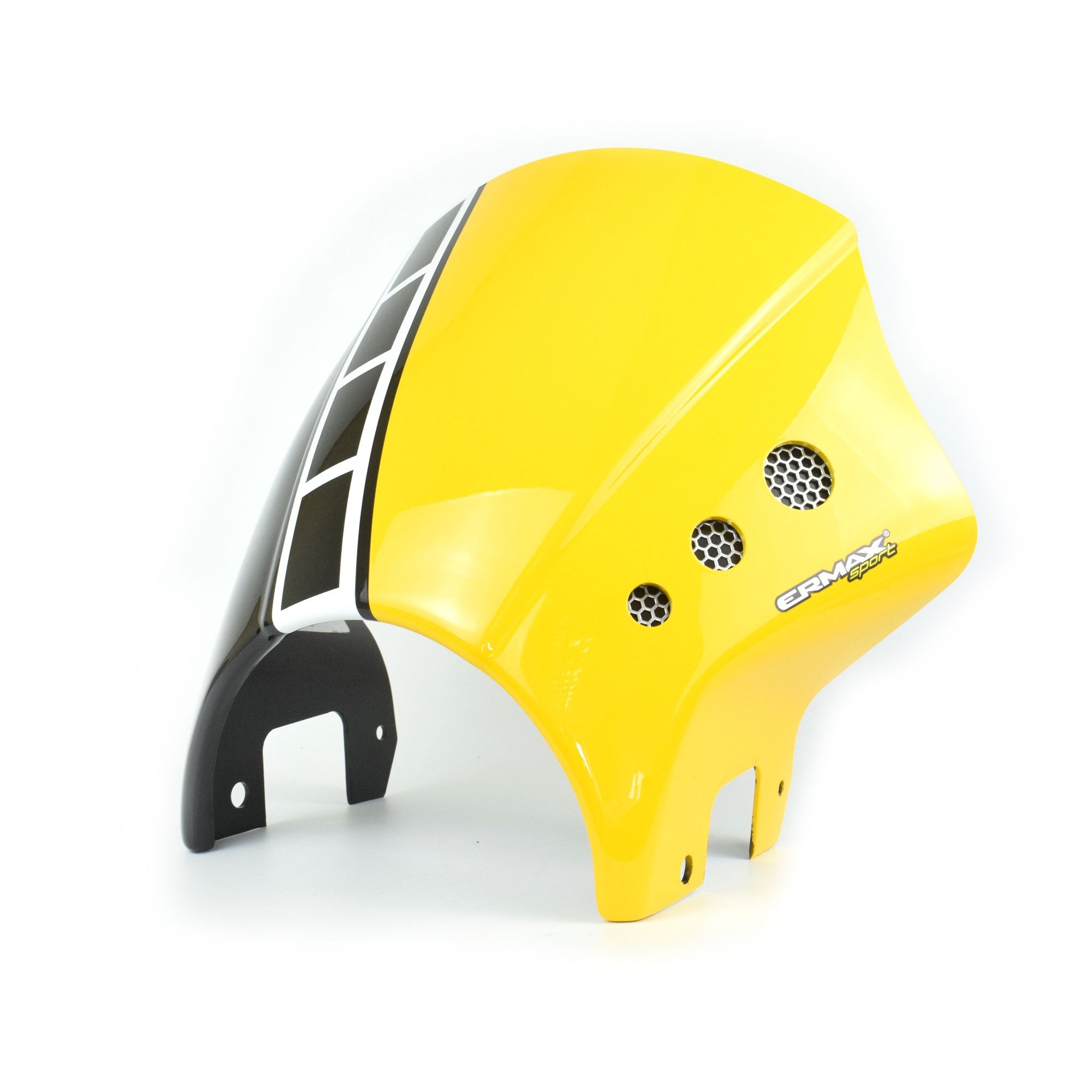 Ermax Nose Fairing | Yellow/Black/White (60th Anniversary Colours) | Yamaha XSR 700 2016>2017-E150281111-Screens-Pyramid Motorcycle Accessories