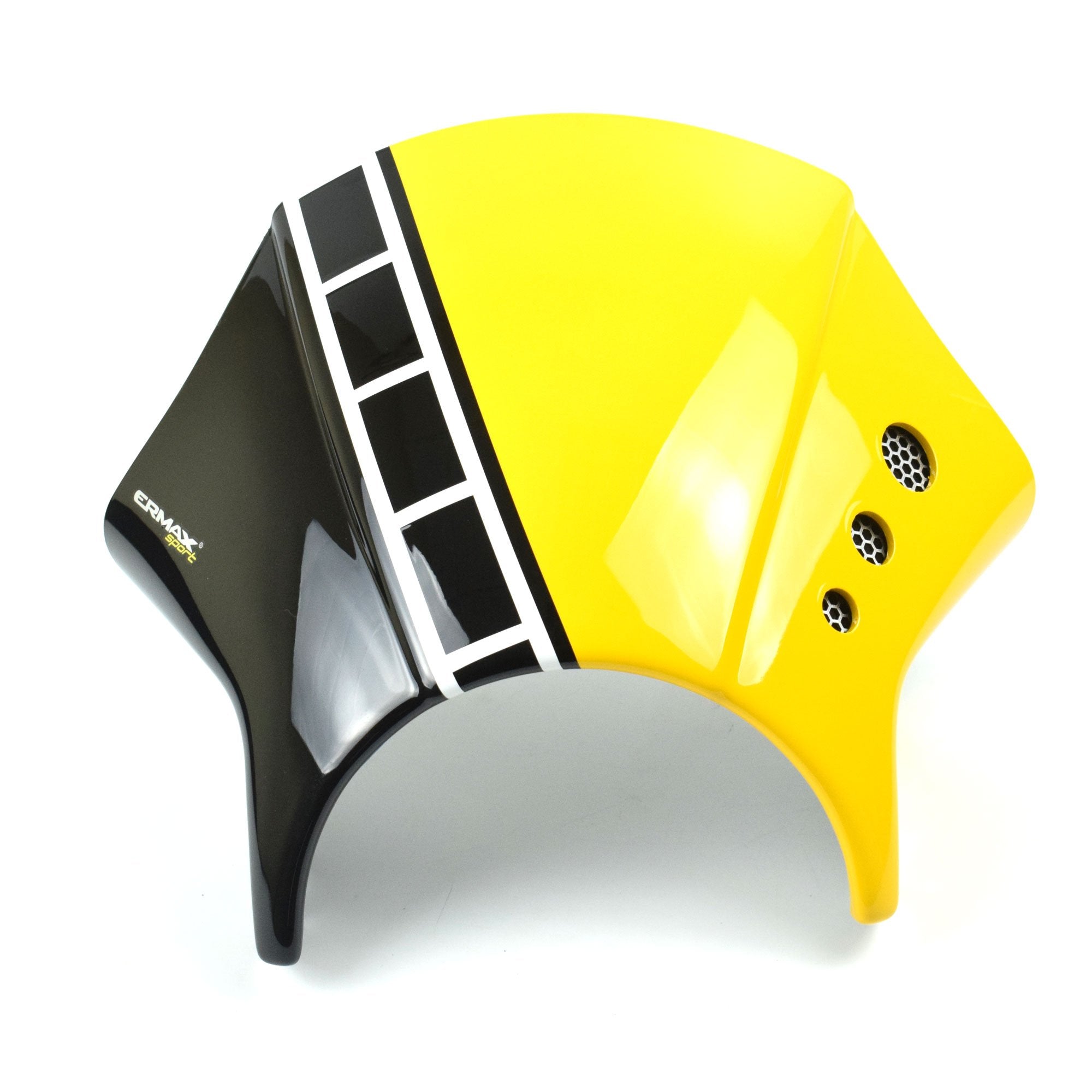 Ermax Nose Fairing | Yellow/Black/White (60th Anniversary Colours) | Yamaha XSR 900 2016>2017-E150281131-Screens-Pyramid Motorcycle Accessories