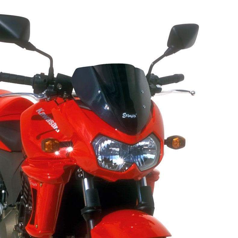 Ermax Original Screen | Black (Opaque) | Kawasaki Z 750 2004>2006-Screens-Pyramid Motorcycle Accessories