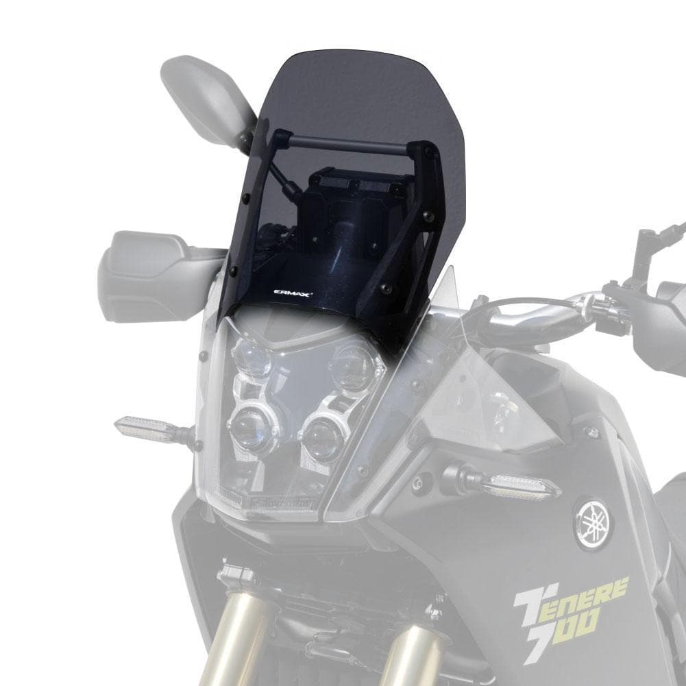 Ermax Original Screen | Dark Smoke | Yamaha Tenere 700 2019>Current-E0202Y90-03-Screens-Pyramid Motorcycle Accessories
