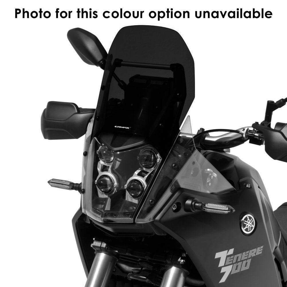 Ermax Original Screen | Satin Black (Opaque) | Yamaha Tenere 700 2019>Current-Screens-Pyramid Motorcycle Accessories