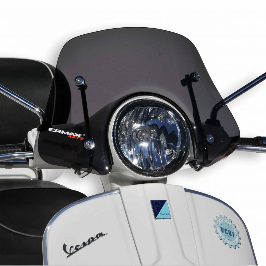 Ermax Piccolo Screen | Dark Smoke | Piaggio Vespa GTS 125 2008>2022 -   Pyramid Motorcycle Accessories