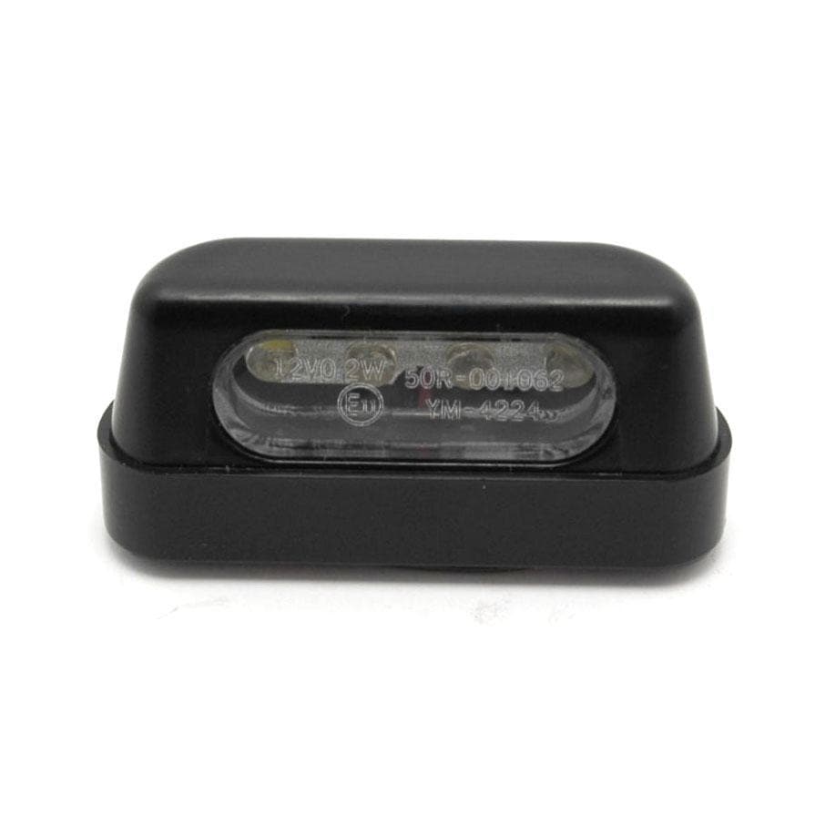 Ermax Plate Light | Clear LED with Black Casing-E9105NO051-Lights-Pyramid Motorcycle Accessories
