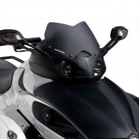 Ermax Racing Screen | Black (Opaque) | Can-Am Spyder RS/RSS 990 2008>2012-Screens-Pyramid Motorcycle Accessories