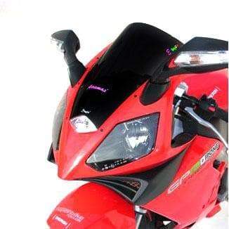 Ermax Racing Screen | Black (Opaque) | Derbi GPR 50 2004>2009-Screens-Pyramid Motorcycle Accessories