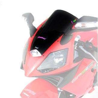 Ermax Racing Screen | Black (Opaque) | Derbi GPR 50 2004>2009-Screens-Pyramid Motorcycle Accessories