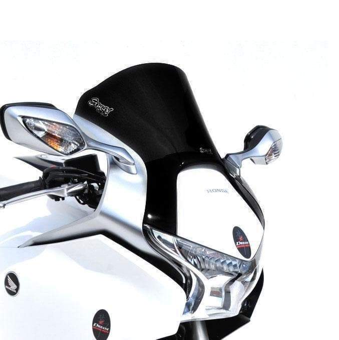Ermax Racing Screen | Black (Opaque) | Honda VFR 1200 F 2010>2017-Screens-Pyramid Motorcycle Accessories