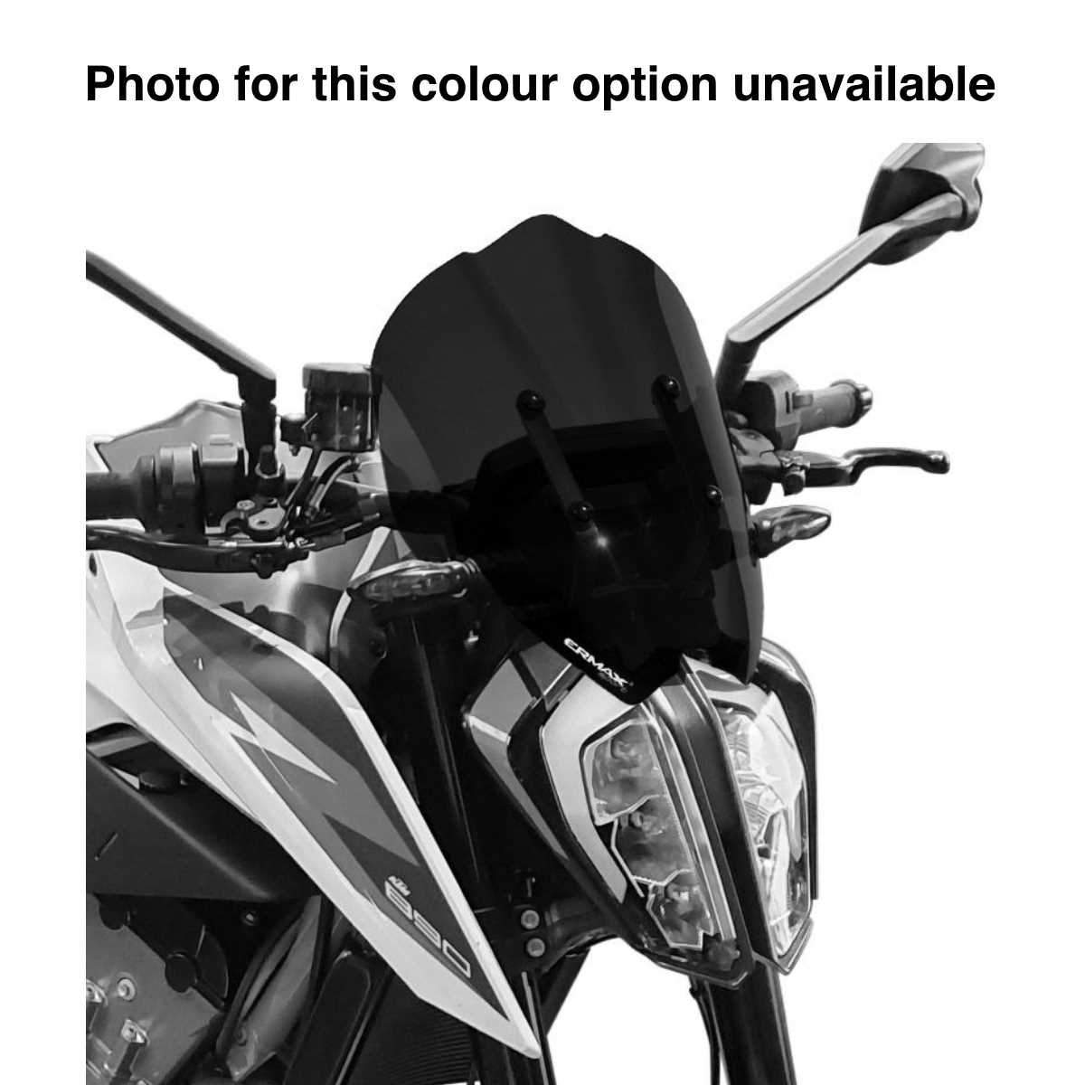 Ermax Racing Screen | Black (Opaque) | KTM 890 Duke 2020>Current-Screens-Pyramid Motorcycle Accessories