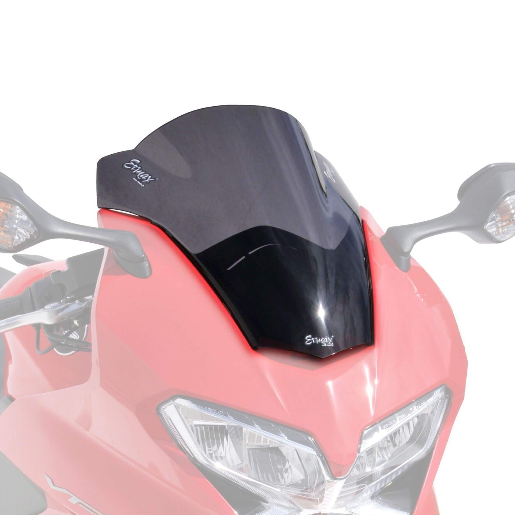 Ermax Racing Screen | Dark Smoke | Honda VFR 800 F 2014>2016-Screens-Pyramid Motorcycle Accessories