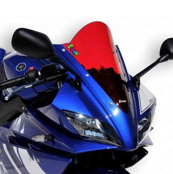 Ermax Racing Screen | Red | Yamaha YZF-125 R 2008>2014-Screens-Pyramid Motorcycle Accessories