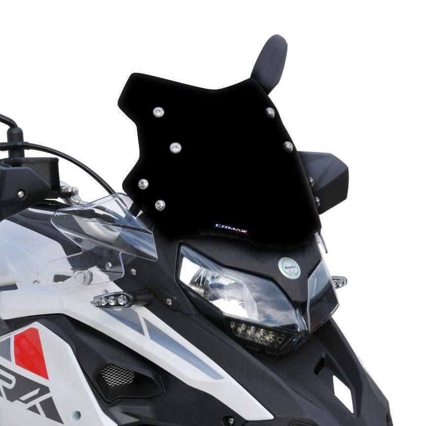 Ermax Racing Screen | Satin Black | Benelli TRK 502 X 2017>2022-E0398002-47-Screens-Pyramid Motorcycle Accessories