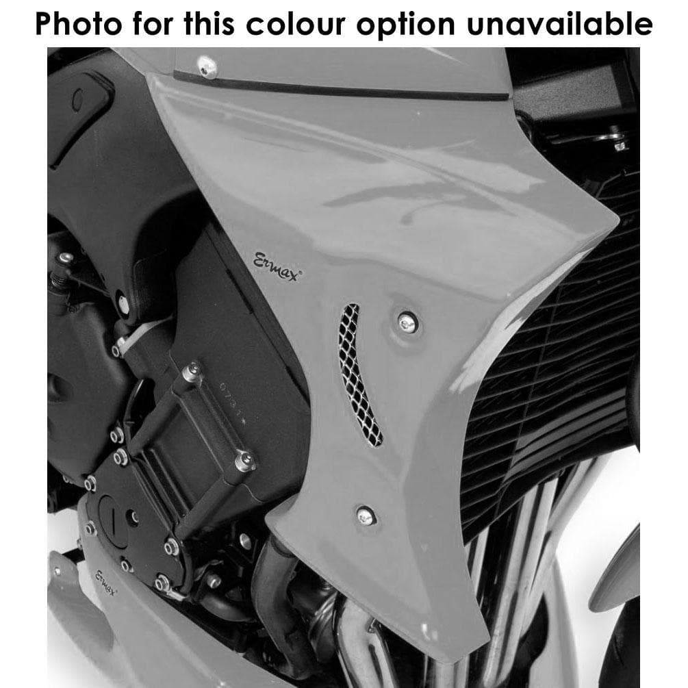 Ermax Radiator Cheeks | Gloss Black (Midnight Black) | Yamaha FZ1-N 2006>2015 -  Shop name
