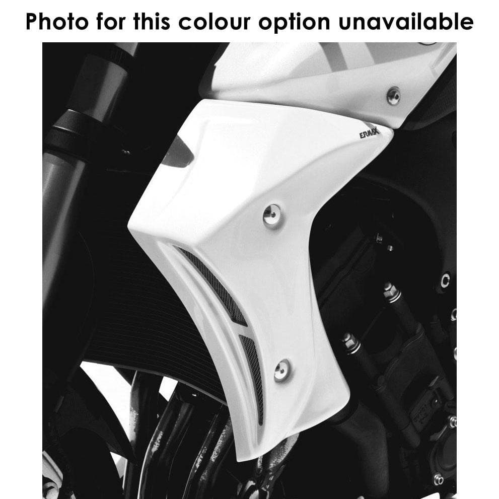 Ermax Radiator Cheeks | Matte Grey (Matte Grey Metallic) | Yamaha FZ8 2012>2014-E760294108-Radiator Cheeks-Pyramid Motorcycle Accessories
