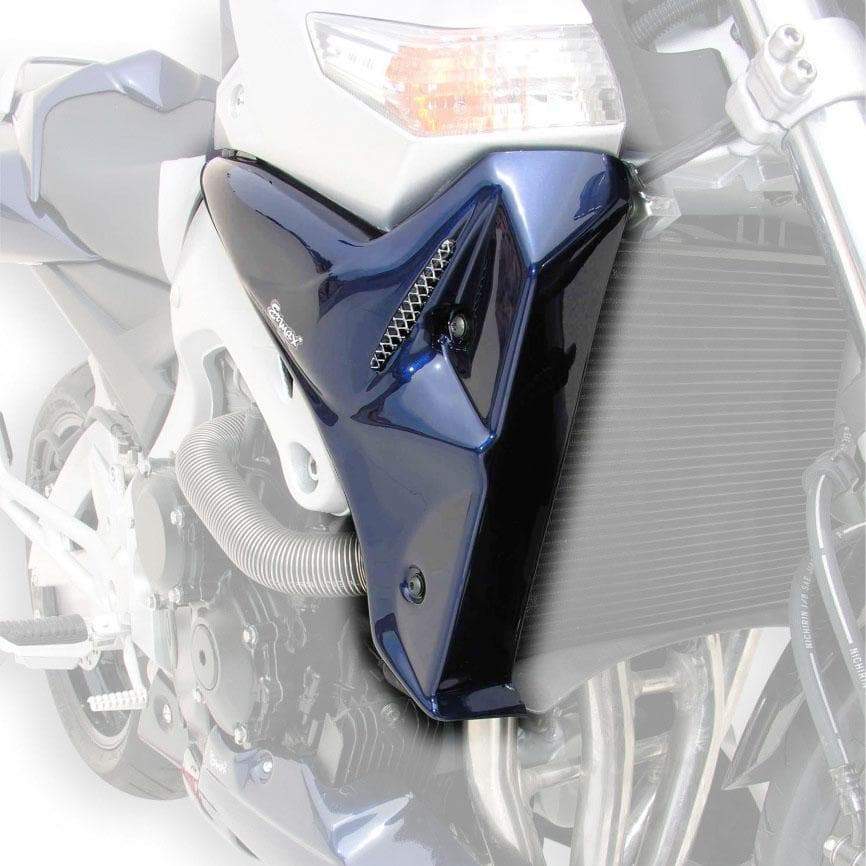 Ermax Radiator Cheeks | Metallic Blue (Candy Indy Blue) | Suzuki GSR 600 2006>2011-E760417080-Radiator Cheeks-Pyramid Plastics