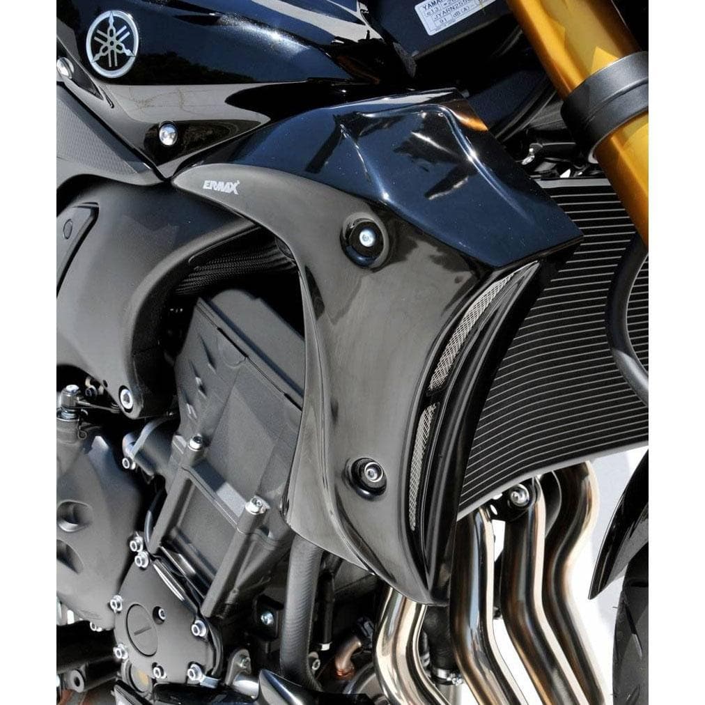 Ermax Radiator Cheeks | Unpainted | Yamaha FZ8 2010>2015-Radiator Cheeks-Pyramid Motorcycle Accessories