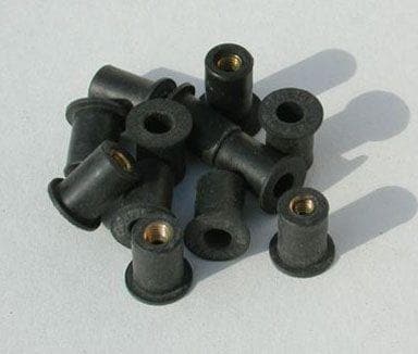 Ermax Rubber Insert Kit M5 x 10 | Black -  Shop name