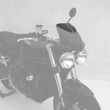Ermax Screen for Ermax Nose Fairing | Dark Smoke | Triumph Speed Triple 1050 2008>2010-E0121024-03-Screens-Pyramid Motorcycle Accessories