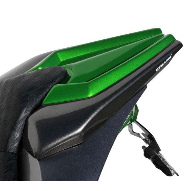 Ermax Seat Cowl | Matte Grey/Metallic Green (Golden Blazed Green/Graphite Grey) | Kawasaki Z 1000 2016>2016 -  Shop name