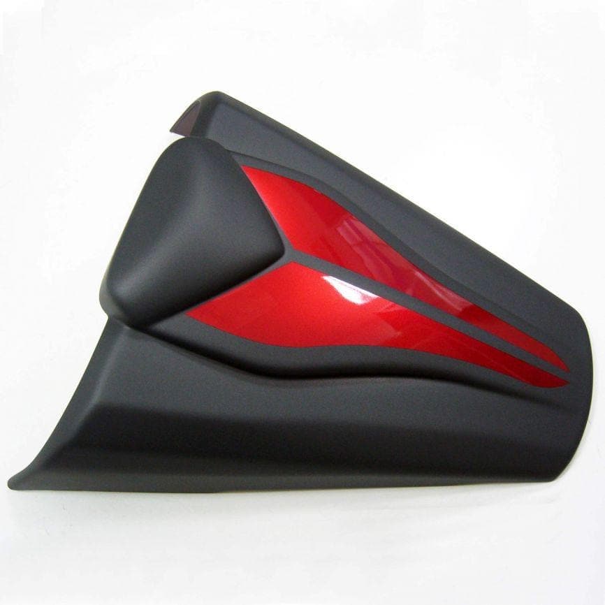 Ermax Seat Cowl | Matte Gunpowder Black/Candy Rosy Red | Honda CB 650 F 2014>2016 -  Shop name