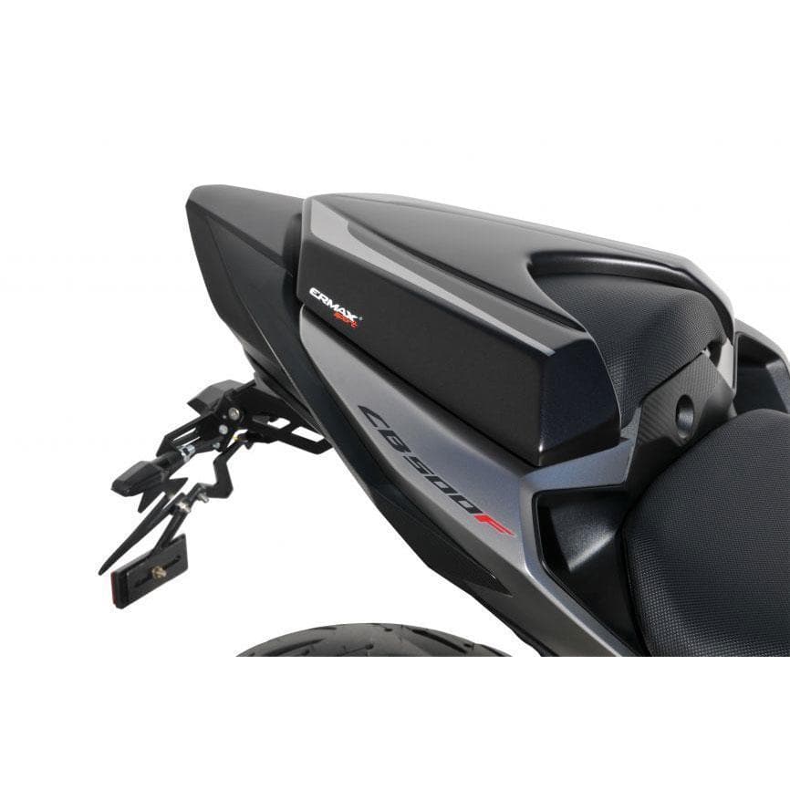 Ermax Seat Cowl | Matte Metallic Black (Matte Gunpowder Black) | Honda CB 500 F 2019>Current-E8501T02-73-Seat Cowls-Pyramid Motorcycle Accessories