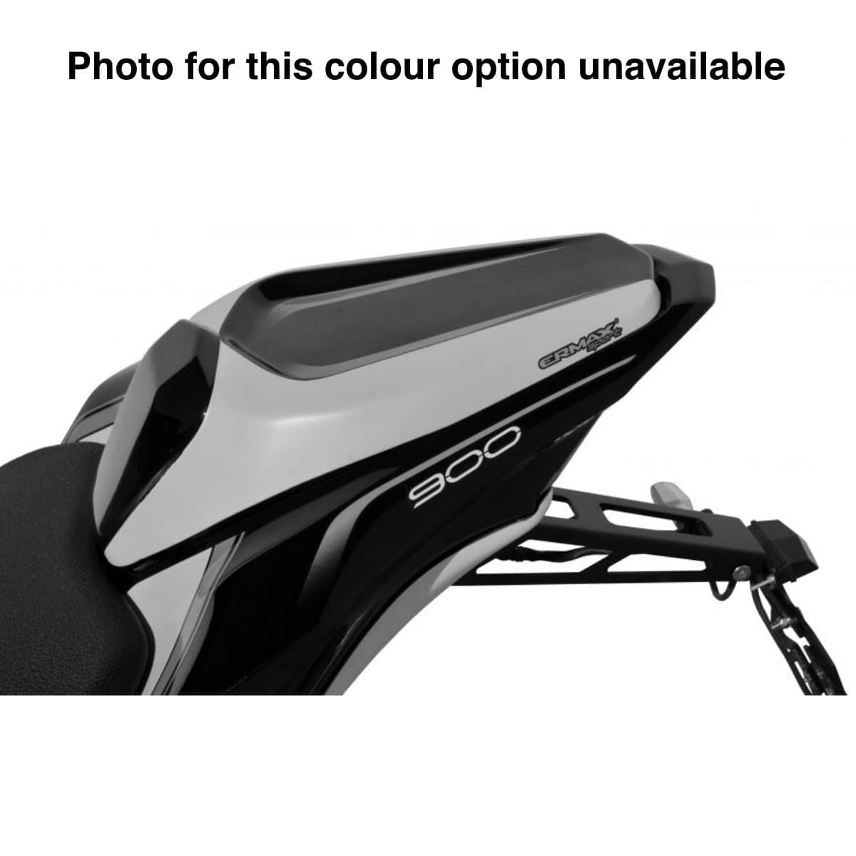 Ermax Seat Cowl | Matte Metallic Black (Metallic Flat Spark Black) | Kawasaki Z 900 2017>2019-E8503096-47-Seat Cowls-Pyramid Motorcycle Accessories